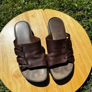 Aerosoles Dark brown leather sandals, Size 7